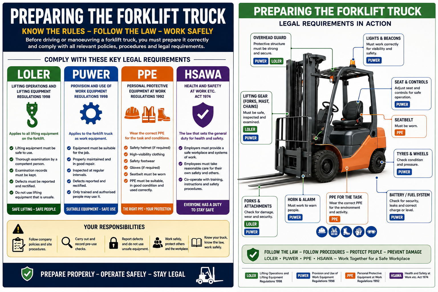 Forklift preparation roadmap