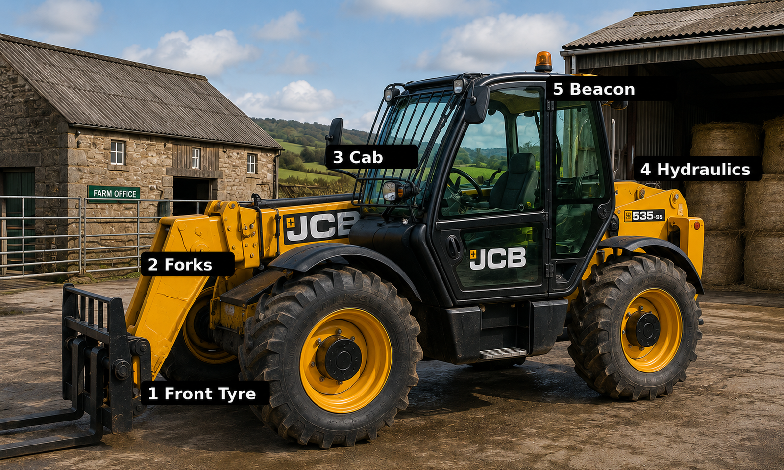 Telehandler activity image for forklift checks